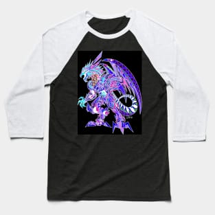 diamond quetzalcoatl mecha dragon ecopop robot mexican pattern art Baseball T-Shirt